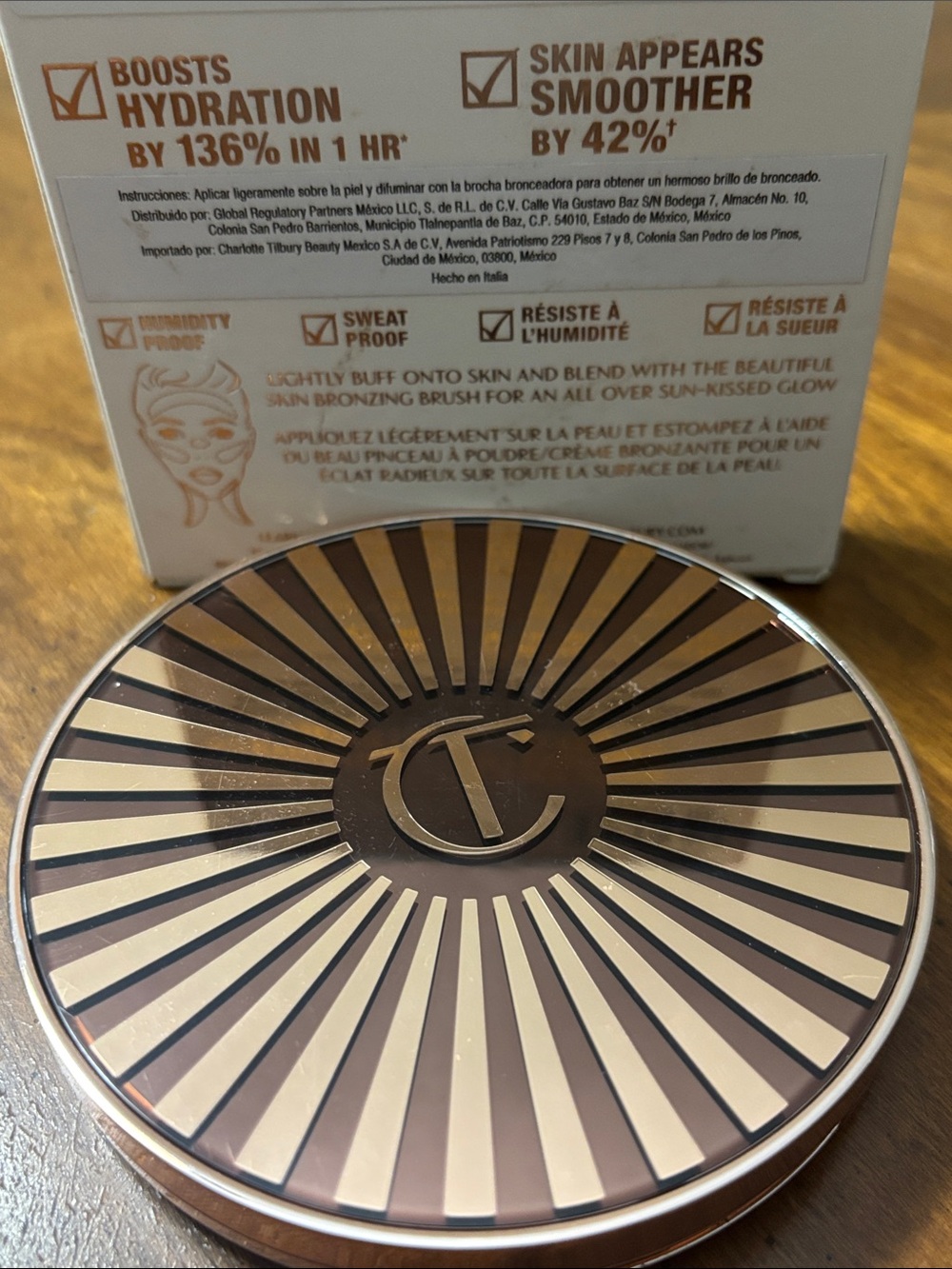 Charlotte Tilbury Beautiful Skin Sun-Kissed Glow Bronzer — #3 Tan - Picture 4 of 8